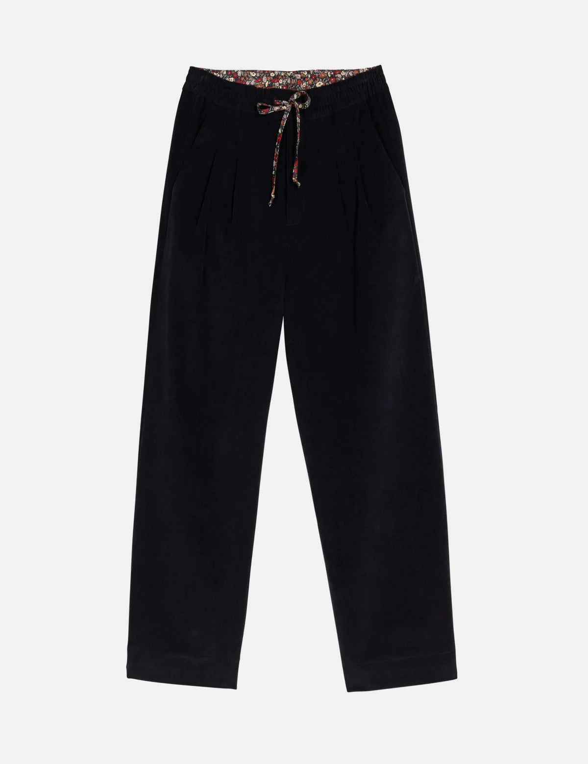 Fran pants i babyfløjl - Midnight
