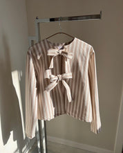 Oda shirt - beige stripe