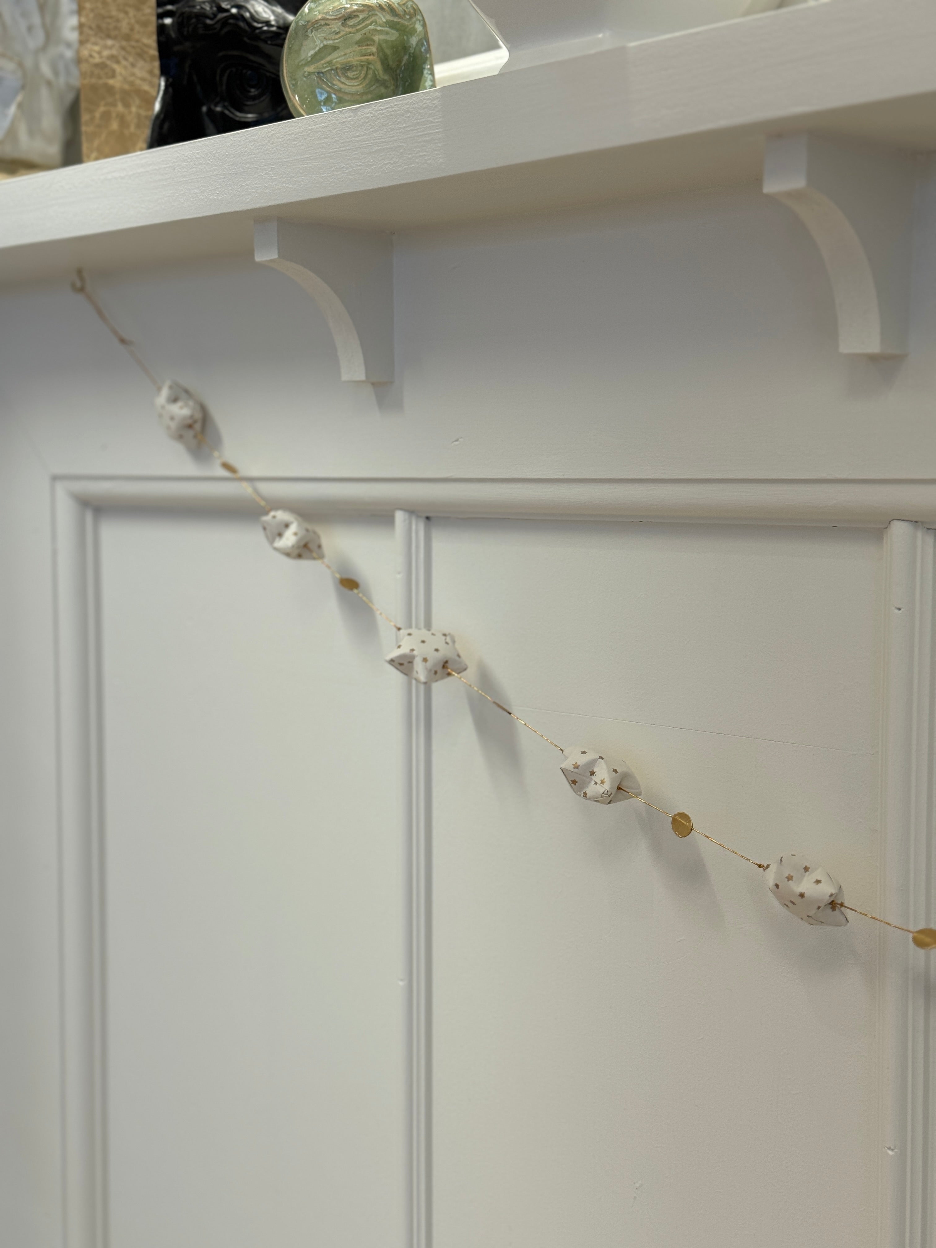 Guirlande med stjerner i æske