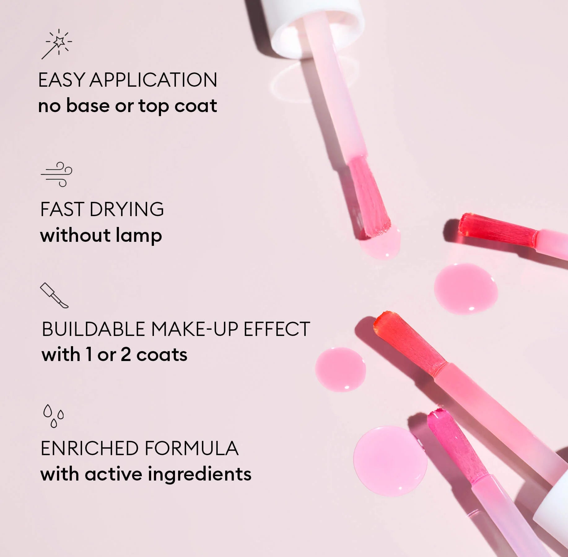 Active Glow neglelak - Cranberry