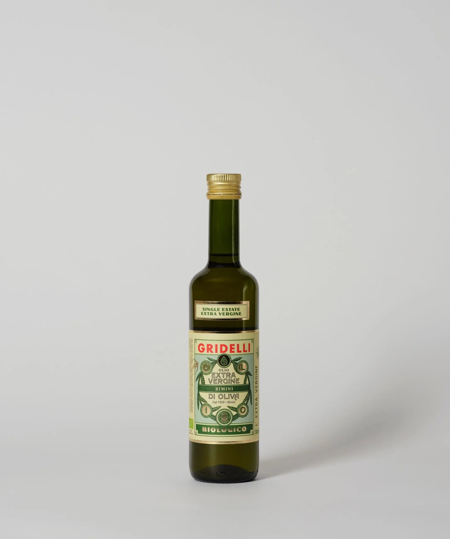 Rimini - økologisk ekstra jomfru olivenolie, 500 ml.