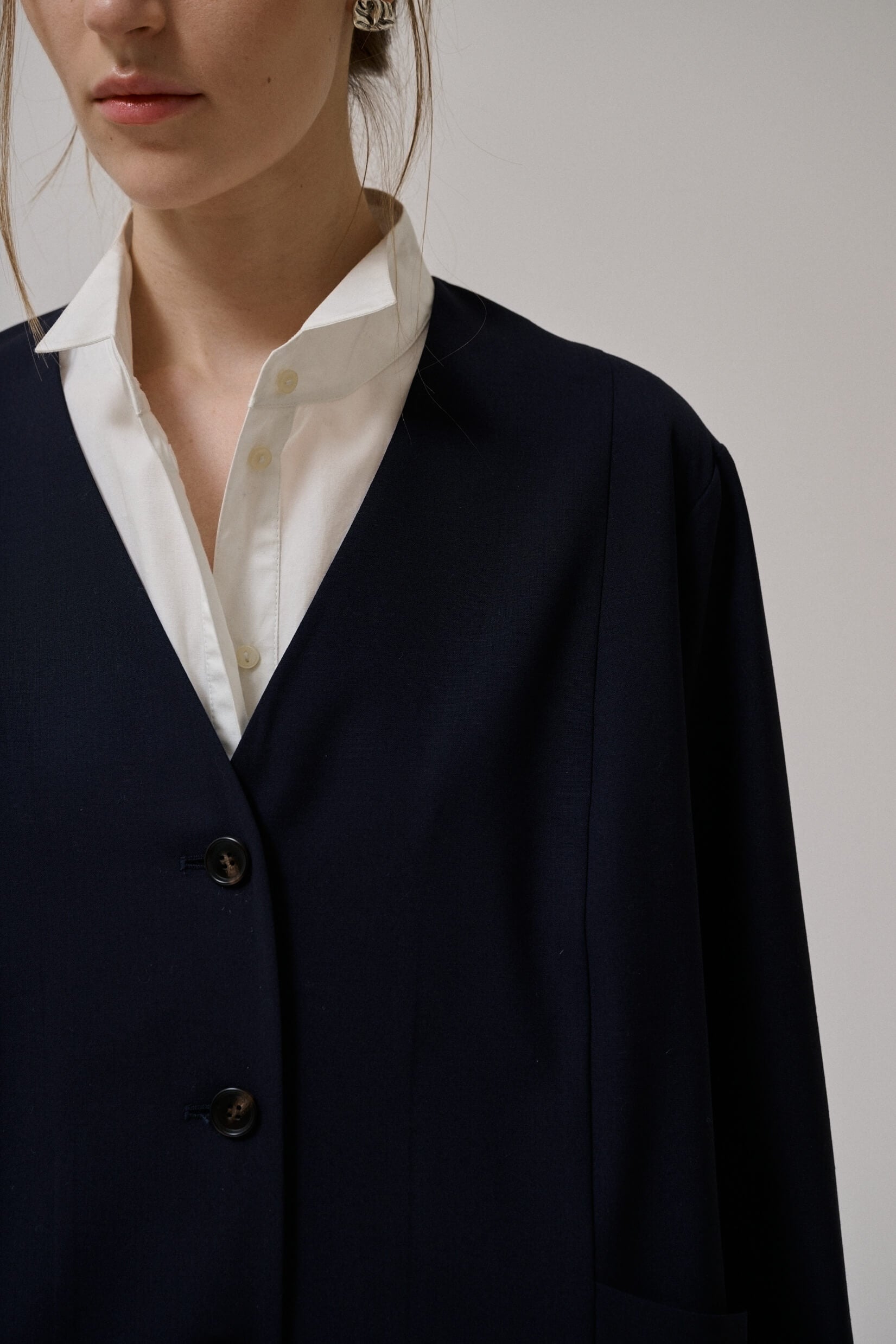 Hazy ls blazer - dark navy