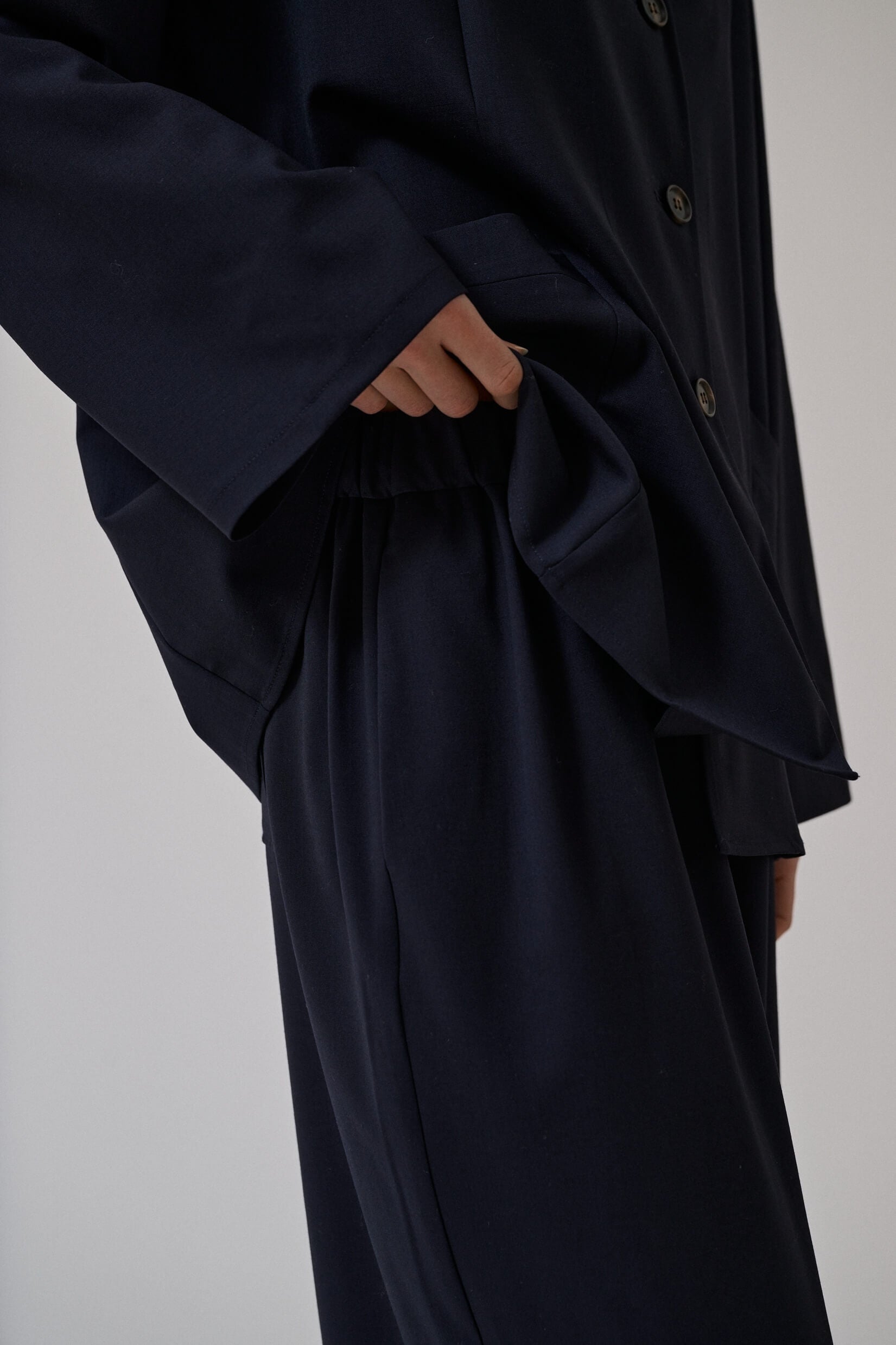 Hazy straight pants - dark navy