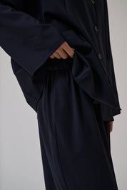 Hazy straight pants - dark navy