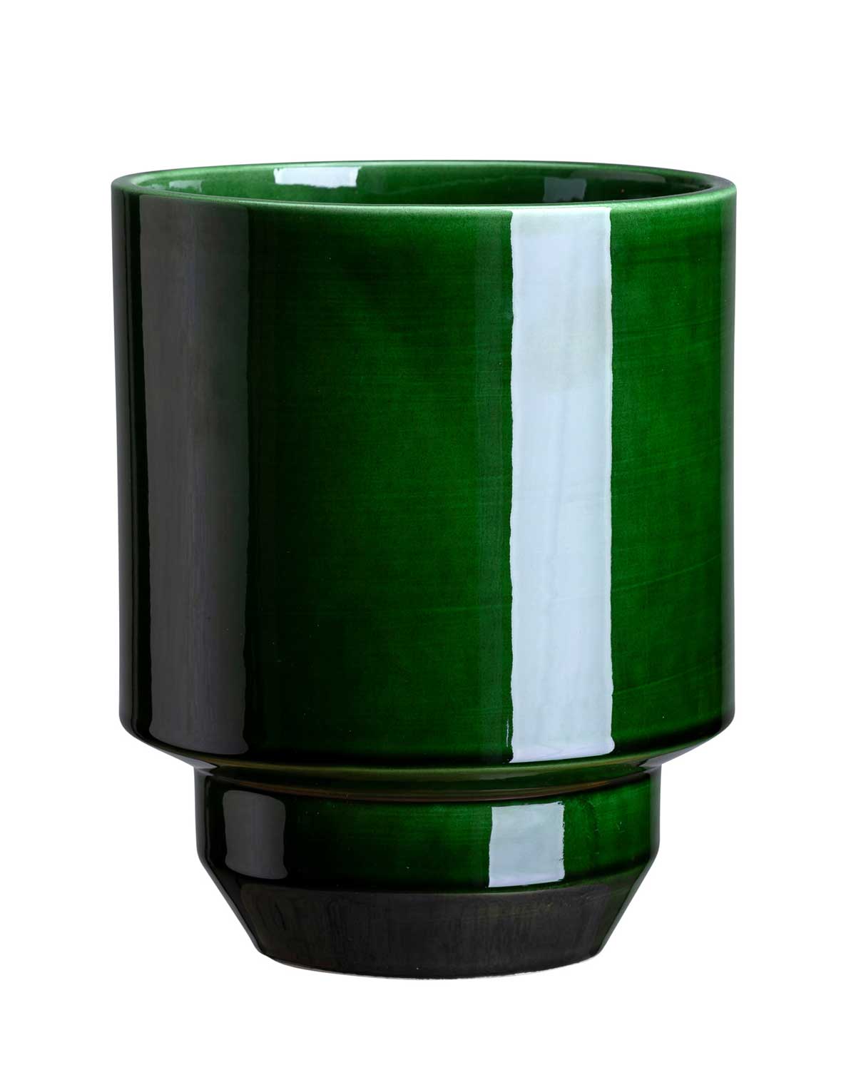 Hoff · Glaseret potte ø. 14 - Emerald green