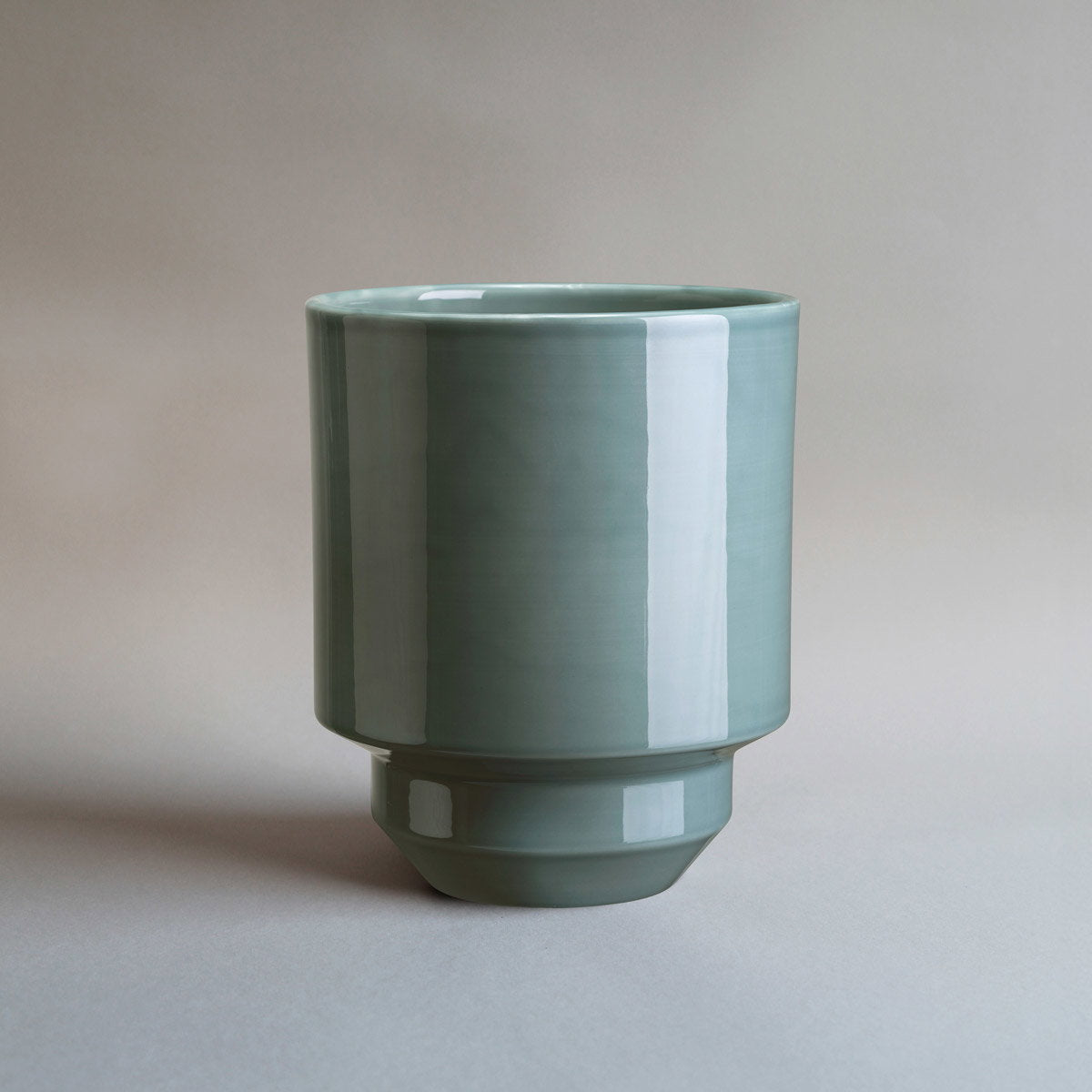 Hoff · Glaseret potte ø. 14 - Misty blue