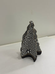 Keramik juletræ - sort