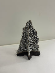 Keramik juletræ - sort