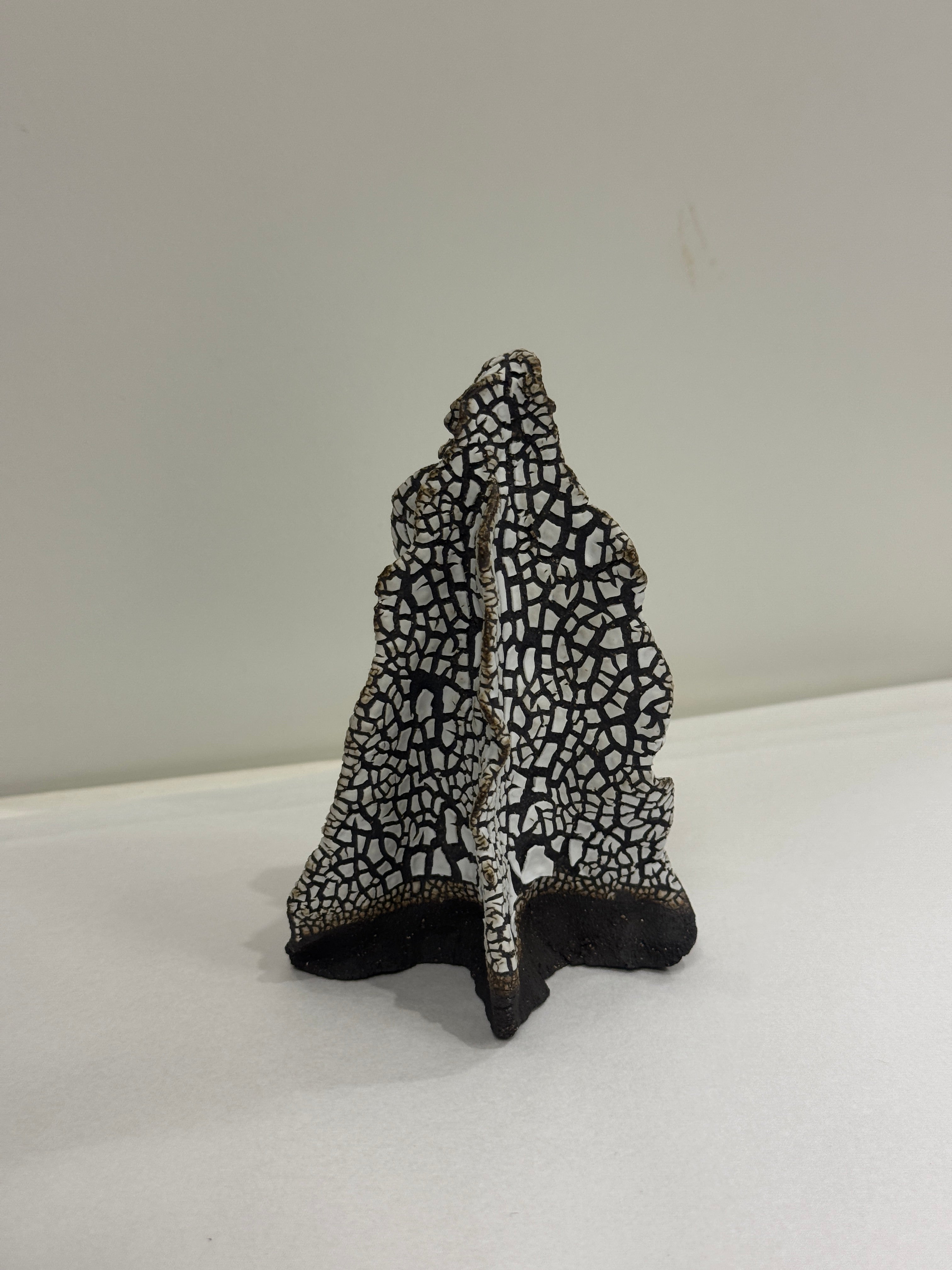 Keramik juletræ - sort