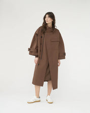 AF Agger · Water resistant coat - Dusty brown