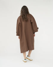 AF Agger · Water resistant coat - Dusty brown
