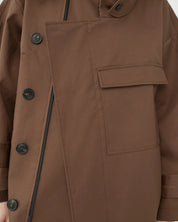 AF Agger · Water resistant coat - Dusty brown