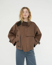 AF Agger · Water resistant jacket - Dusty brown