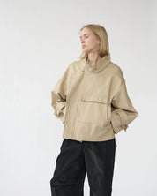 AF Agger · Water resistant jacket - Cool beige