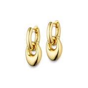 Petit pebble hoops