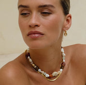 Petit pebble hoops