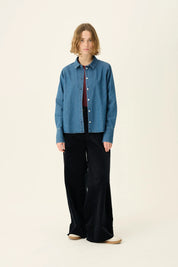 Sylina striped denim shirt