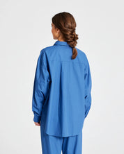 Astrid poplin shirt - clear blue