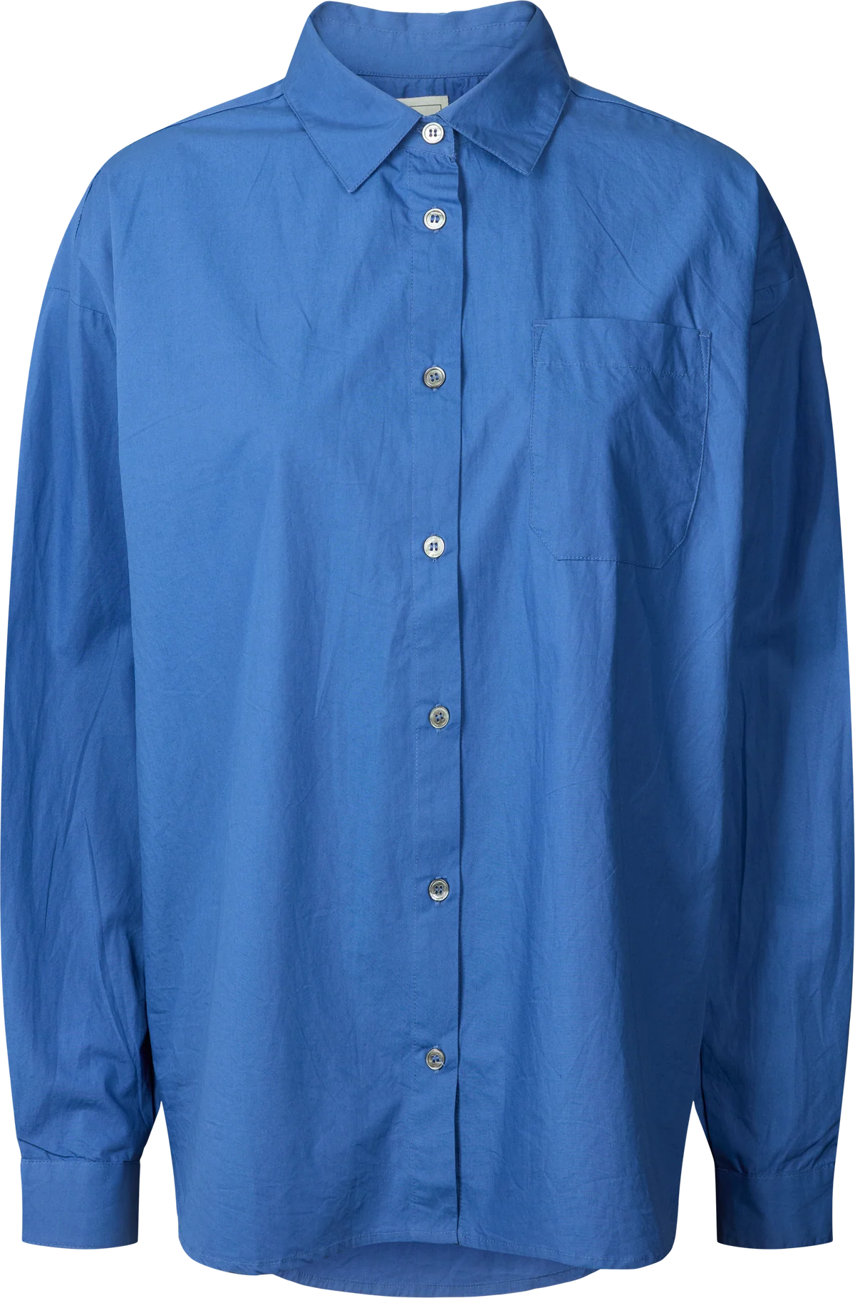 Astrid poplin shirt - clear blue