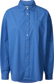 Astrid poplin shirt - clear blue