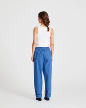 Astrid poplin pants - clear blue