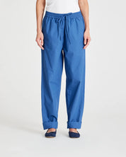 Astrid poplin pants - clear blue