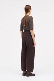 Paloma crisp tech pant - Deep Brown