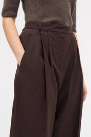 Paloma crisp tech pant - Deep Brown
