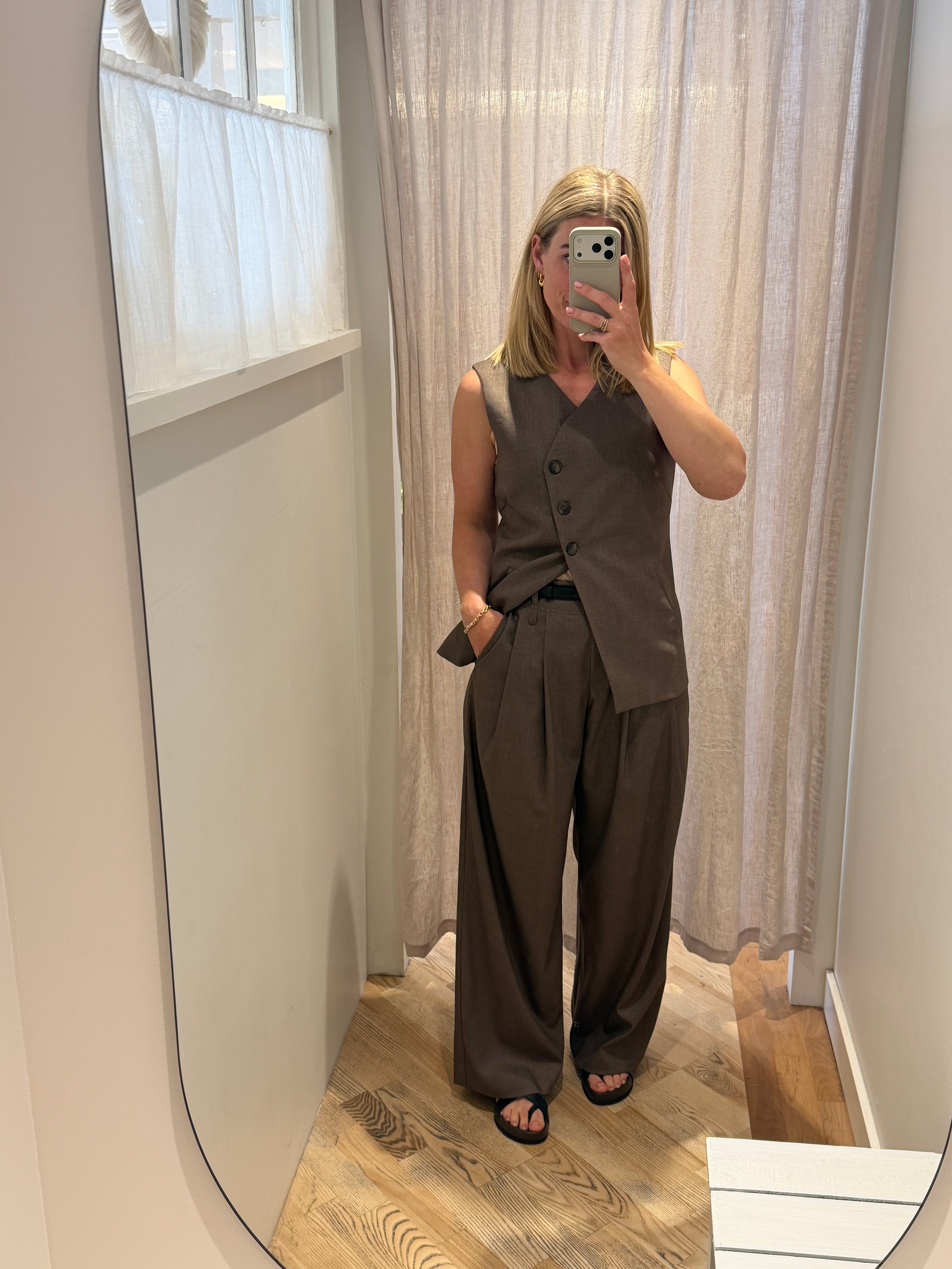 Cassi vest - Nougat