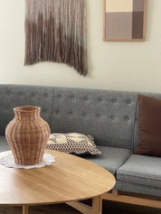 JOU rattan vase - 27 cm
