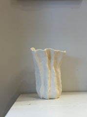 Bølget vase - lille