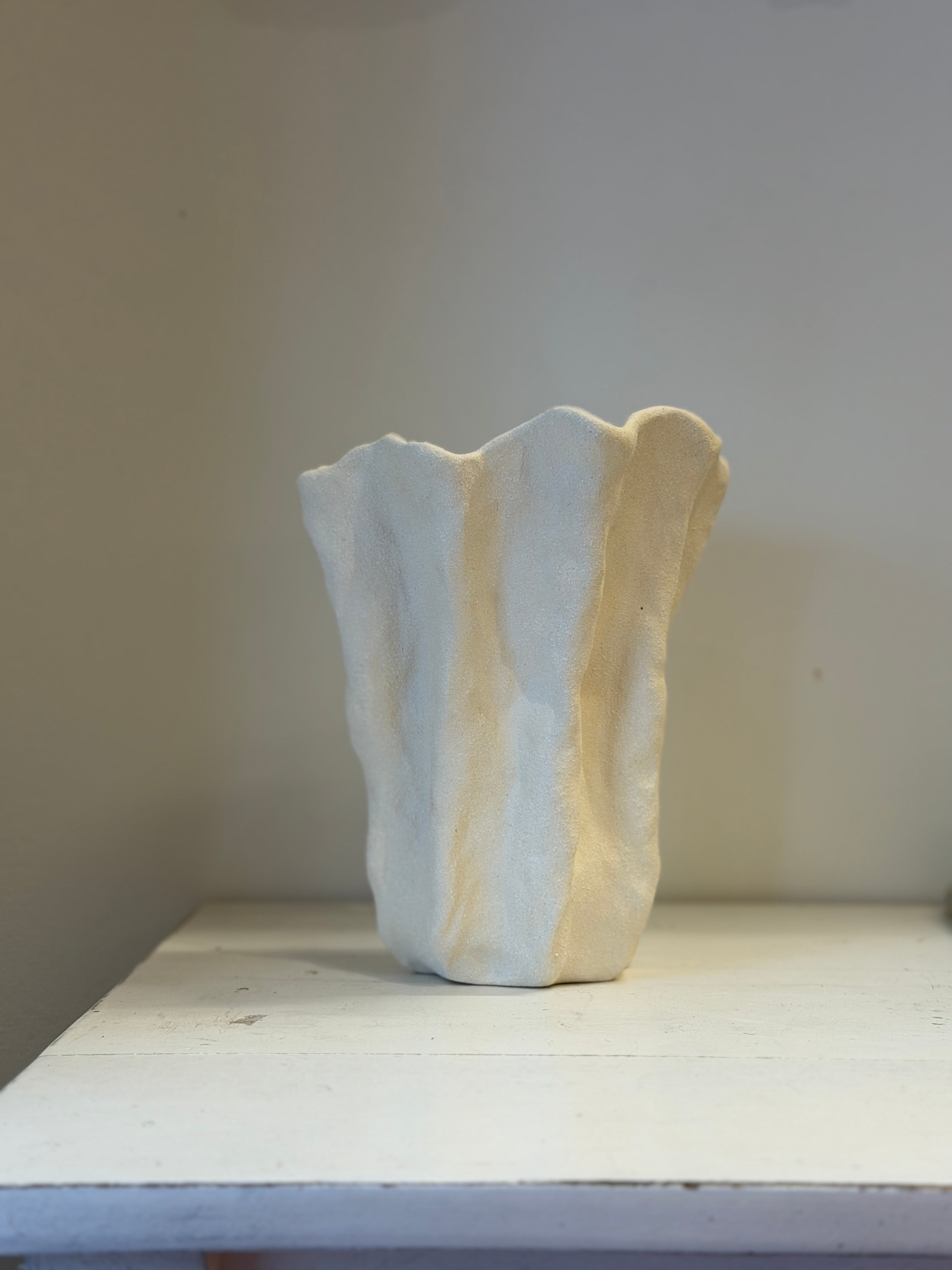 Bølget vase - lille