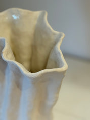 Bølget vase - lille