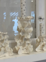 Porcelænsstage med isblomst - stor