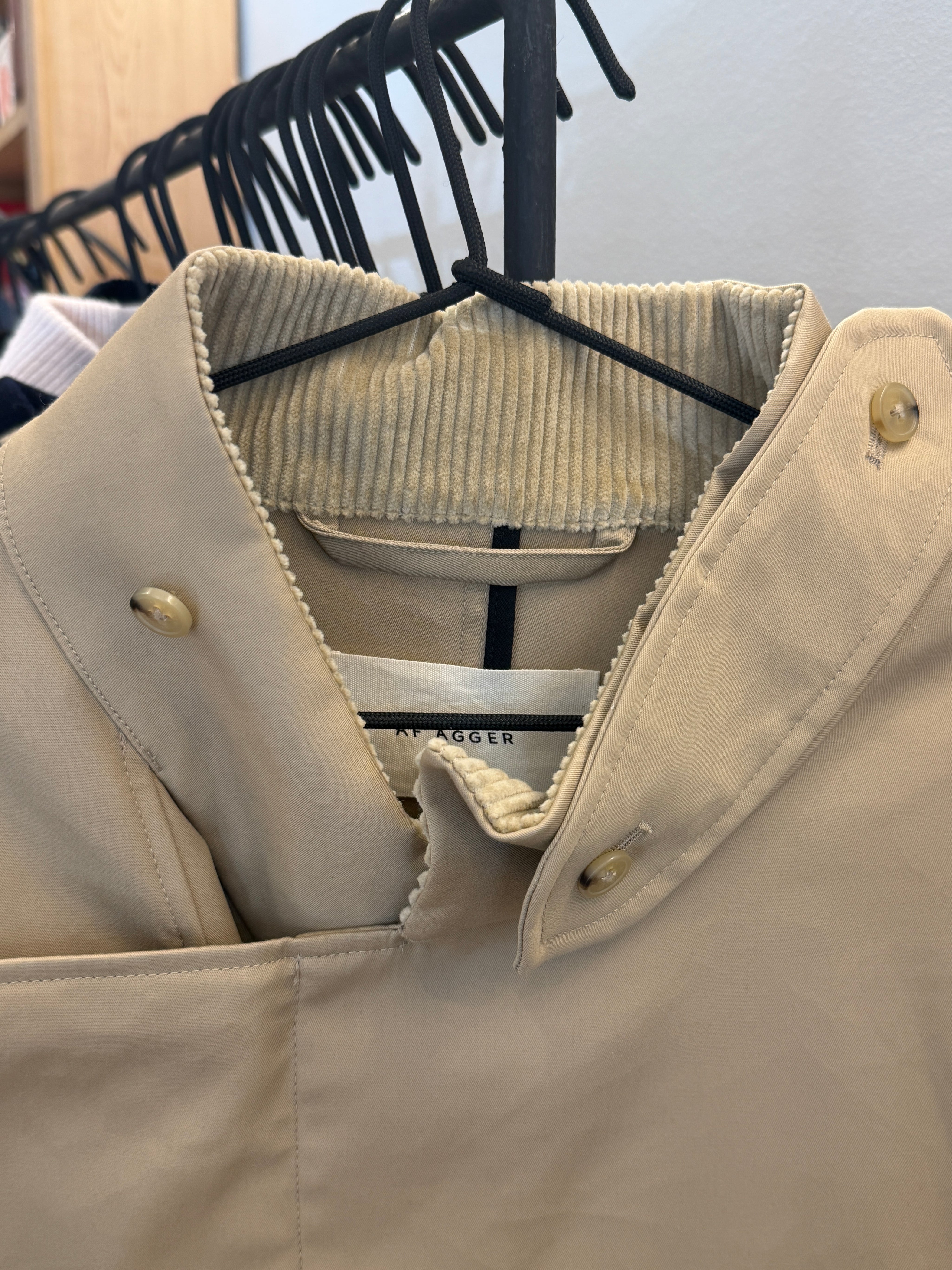 AF Agger · Water resistant coat - Cool beige