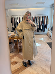 AF Agger · Water resistant coat - Cool beige