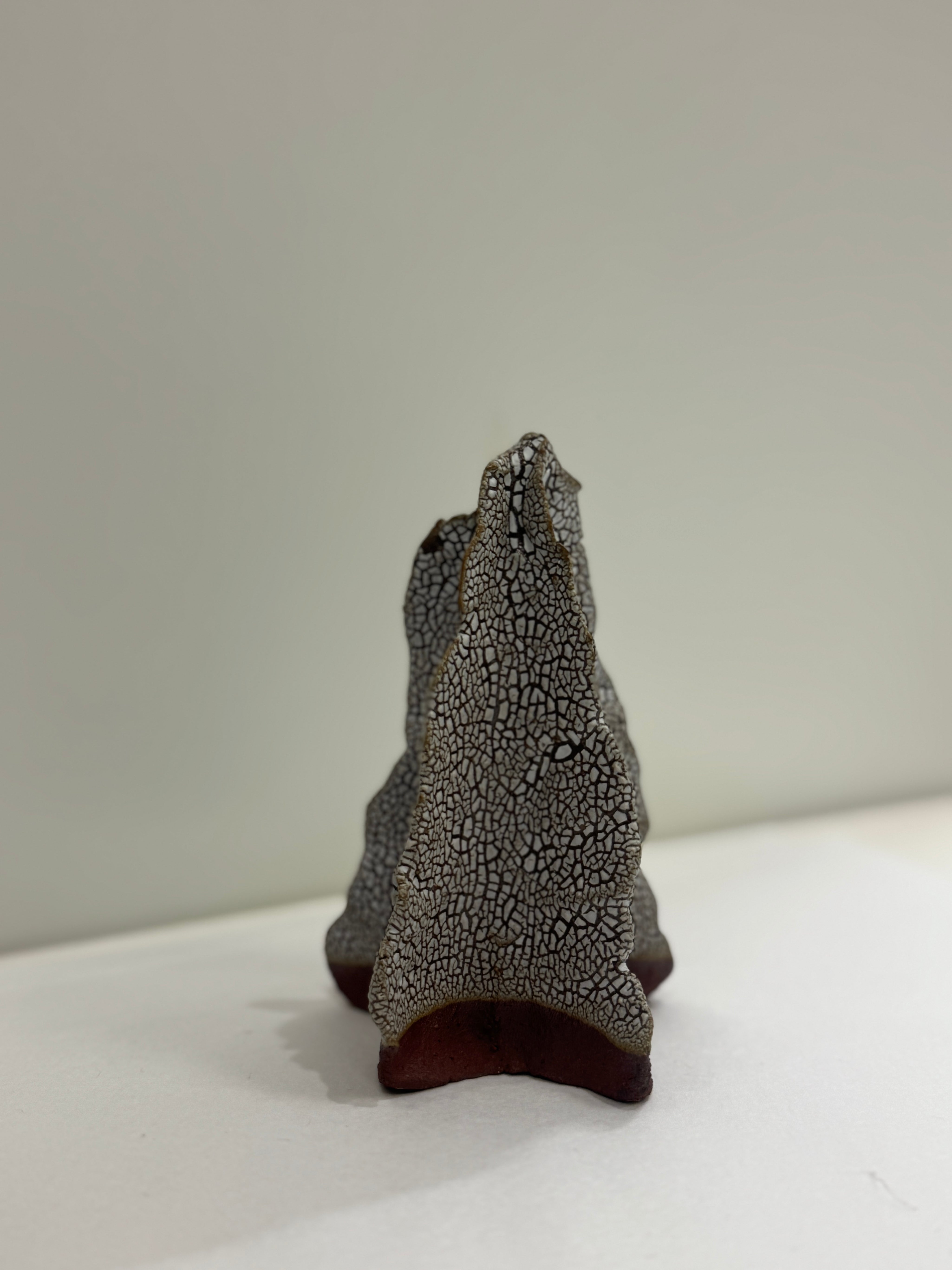 Keramik juletræ - rød