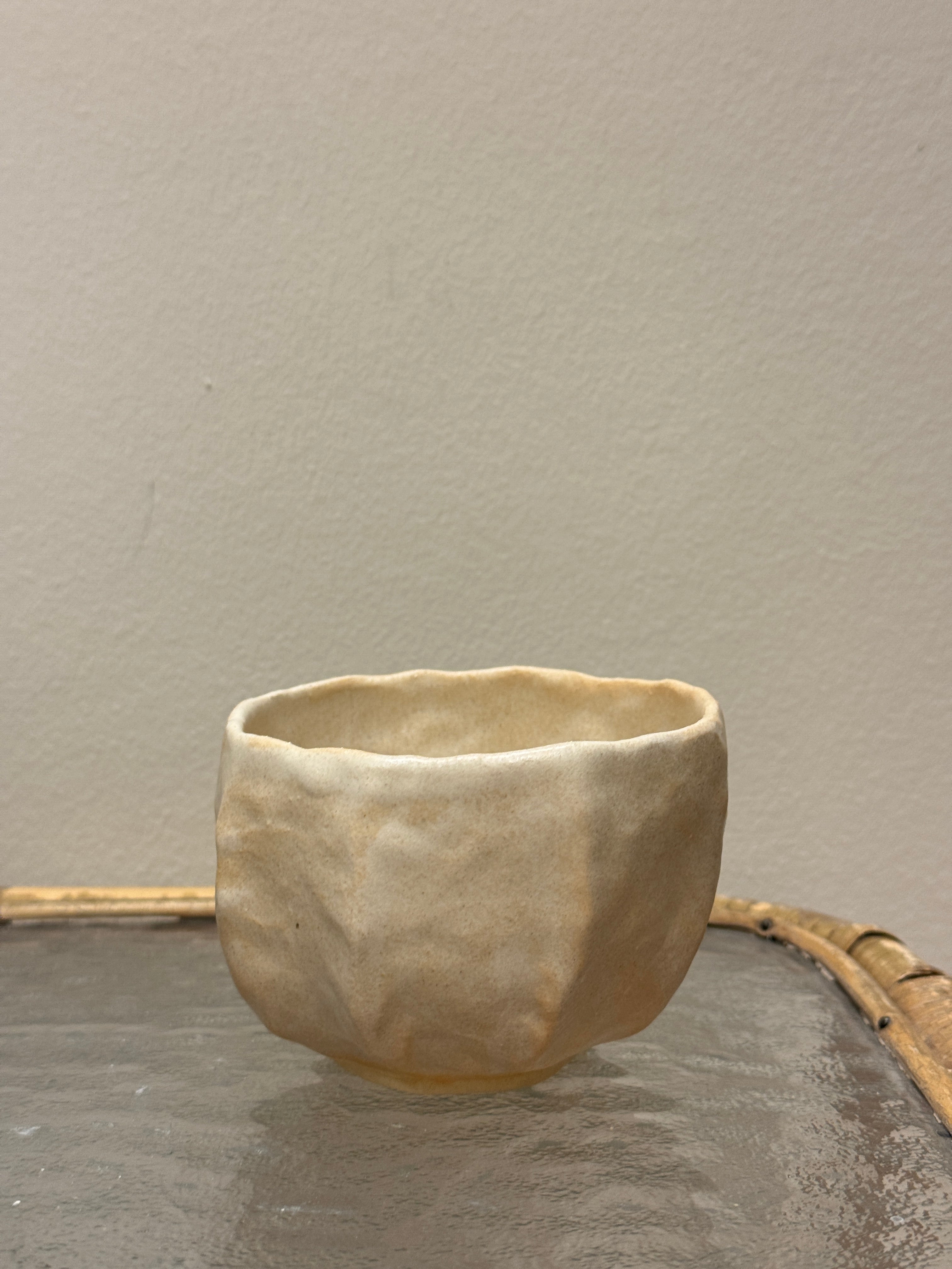 Boble kop - mat beige