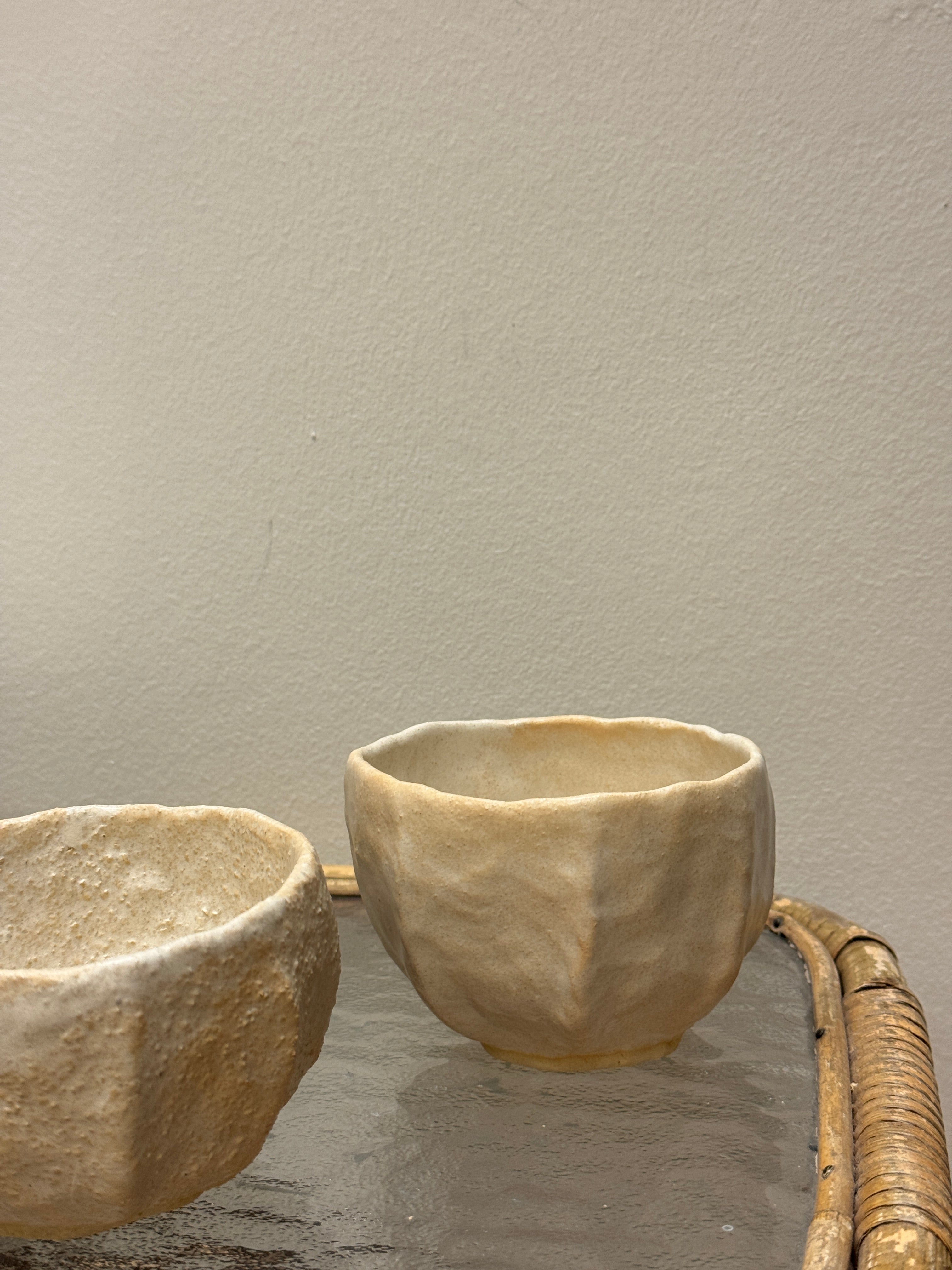 Boble kop - mat beige