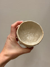 Boble kop - grov beige