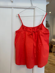 Vancouver top - Hot coral