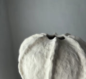 Dråbe gulvvase - hvid