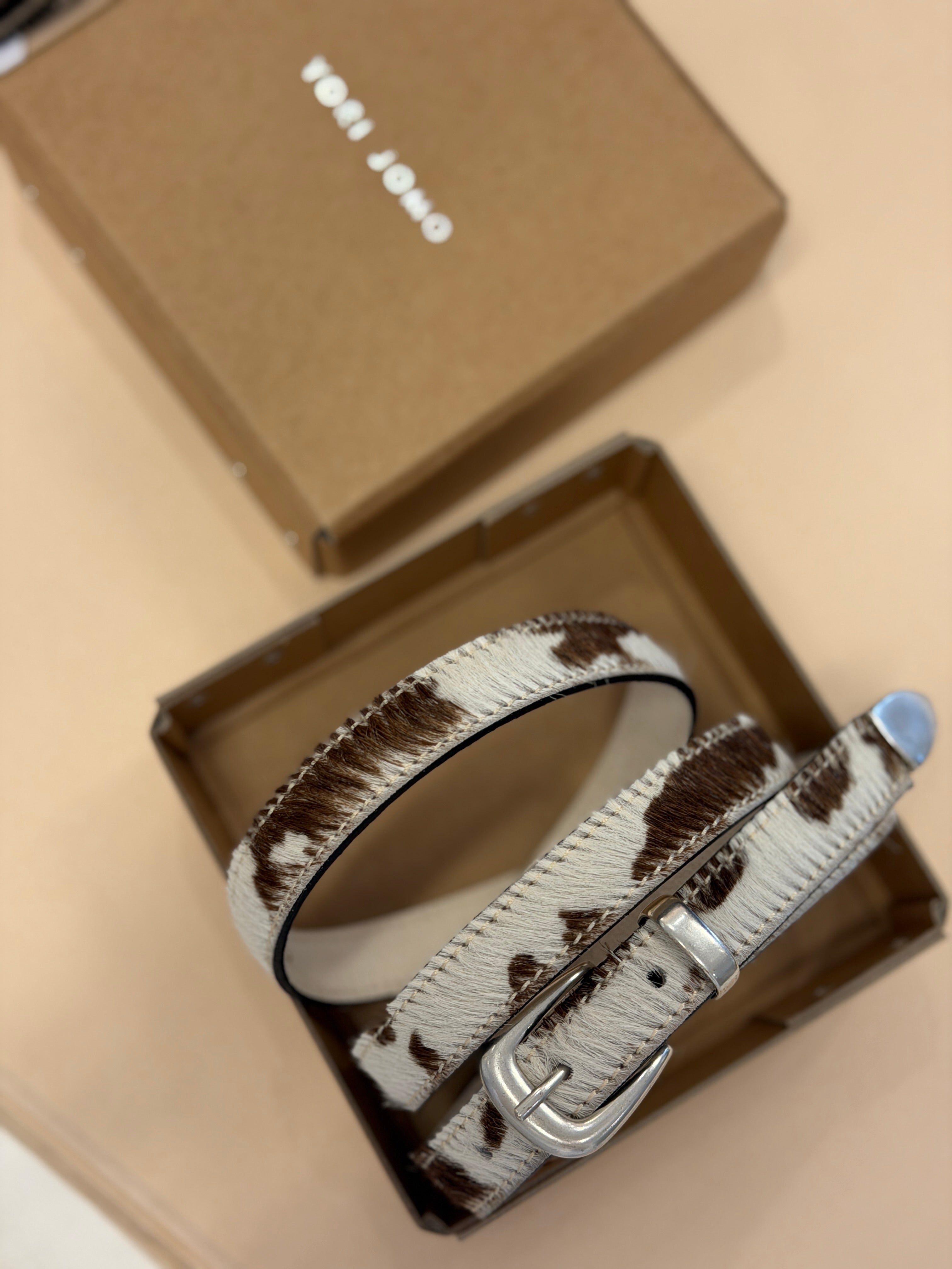 Western Belt - Cavallino Pony Brown