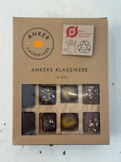 Chokoladeæske 16 stk. - Ankers klassikere