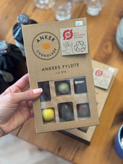 Chokoladeæske 12 stk. - Ankers fyldte