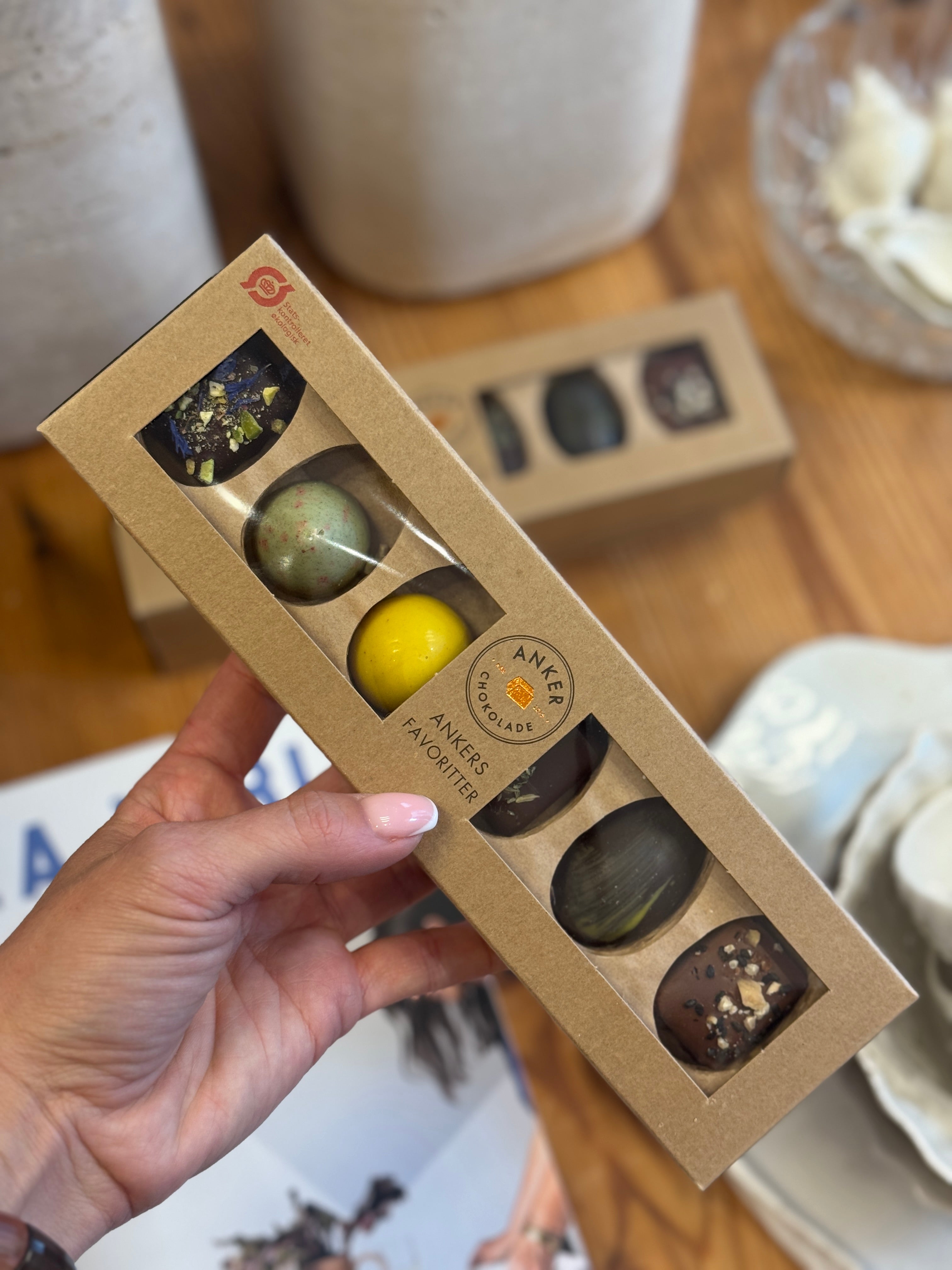 Chokoladeæske 6 stk. - Ankers favoriter