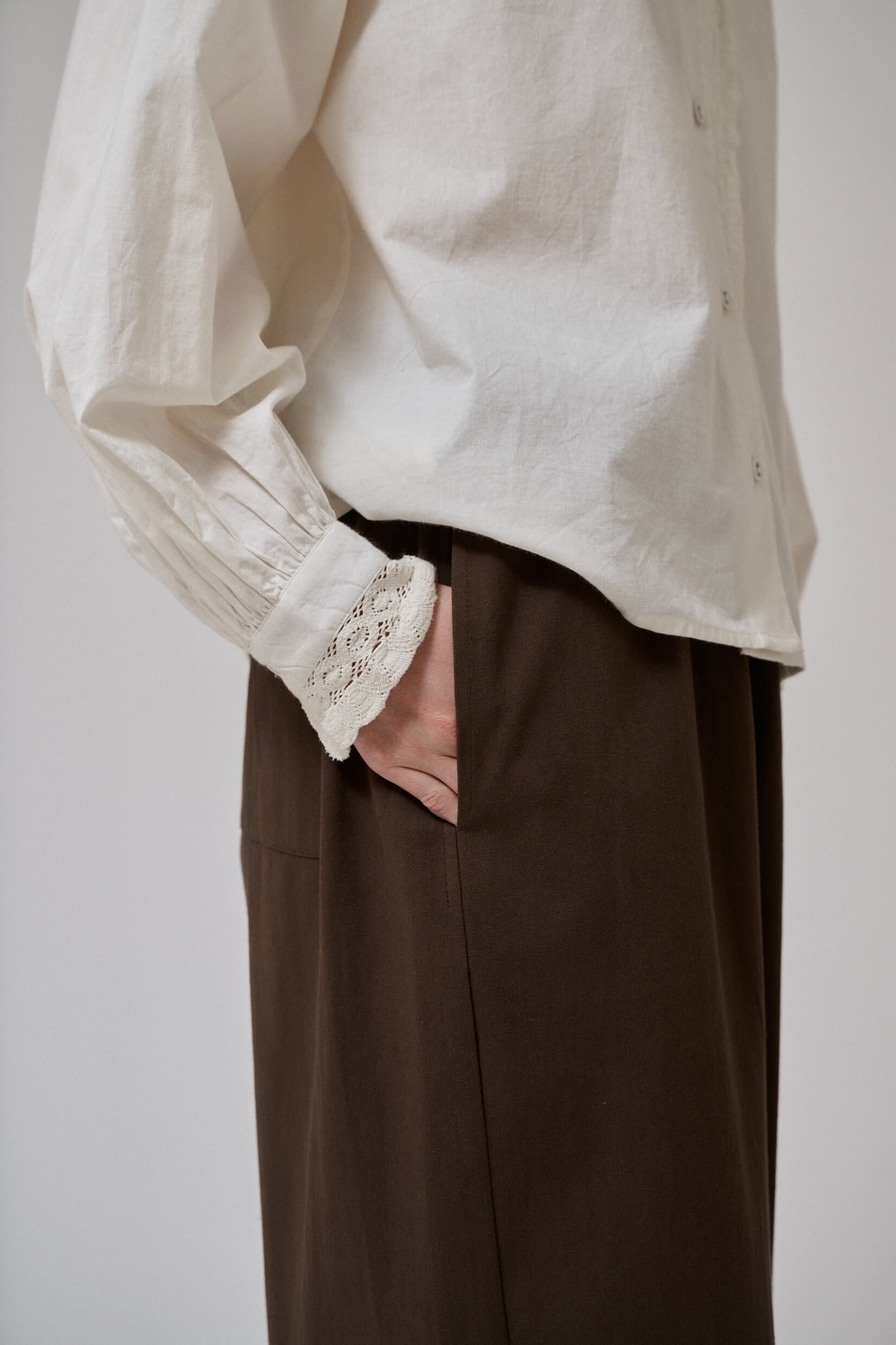 Cloud ls shirt - white sand