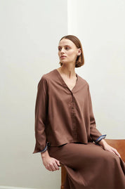 Sessa shirt - brown