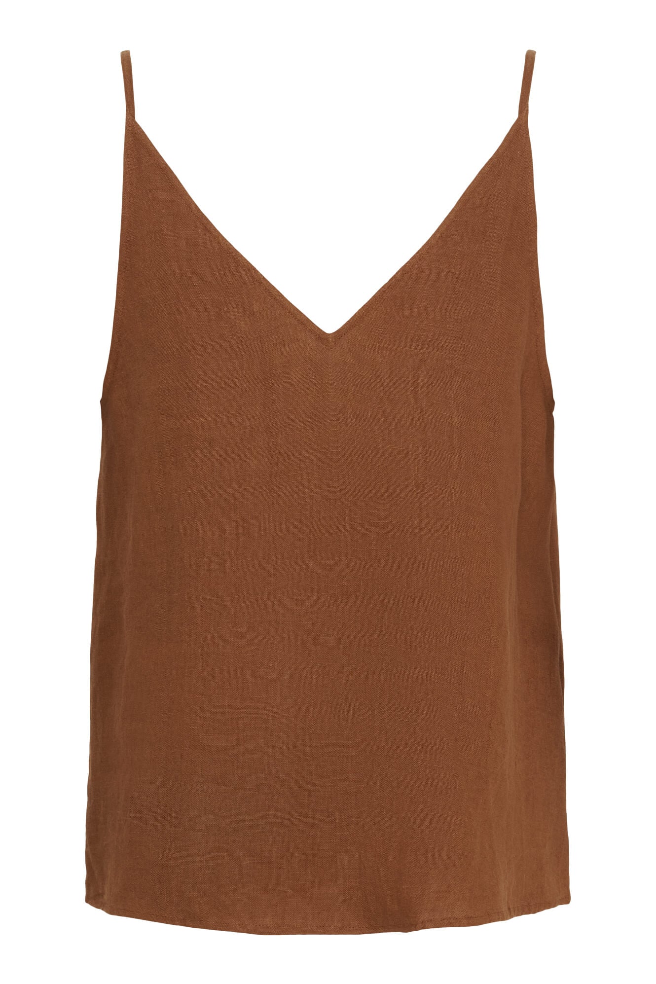 Jose linen top - Cambridge brown