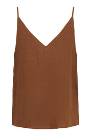 Jose linen top - Cambridge brown